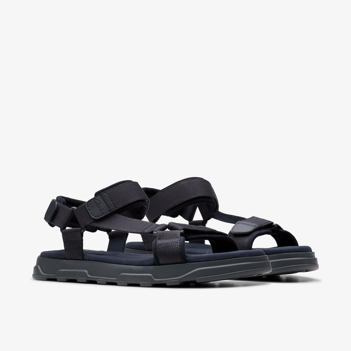 Clarks Men Kilver Strap Navy