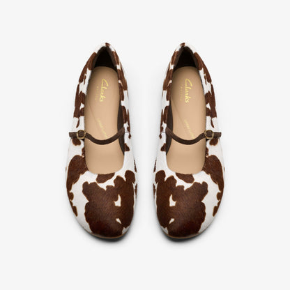 Clarks Women Livia Sky Cow Print
