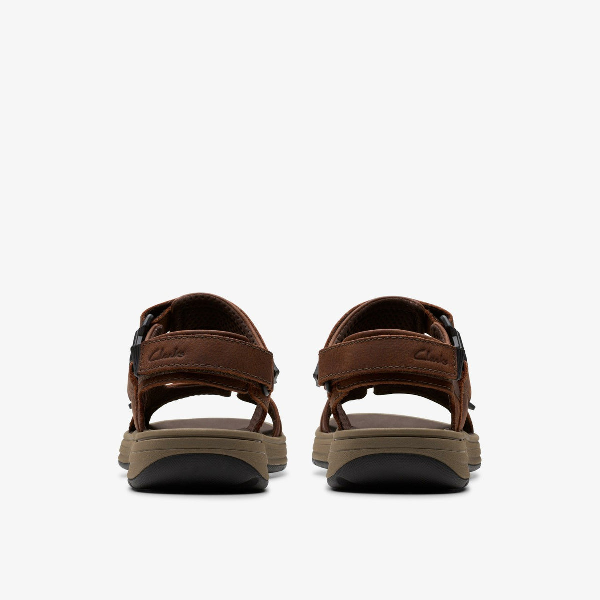 Clarks Men Saltway Edge Dark Brown Leather