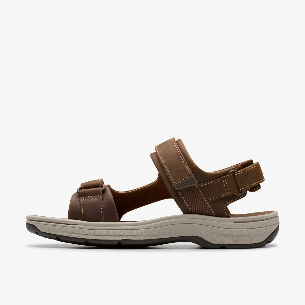 Clarks Men Saltway Edge Light Tan Leather
