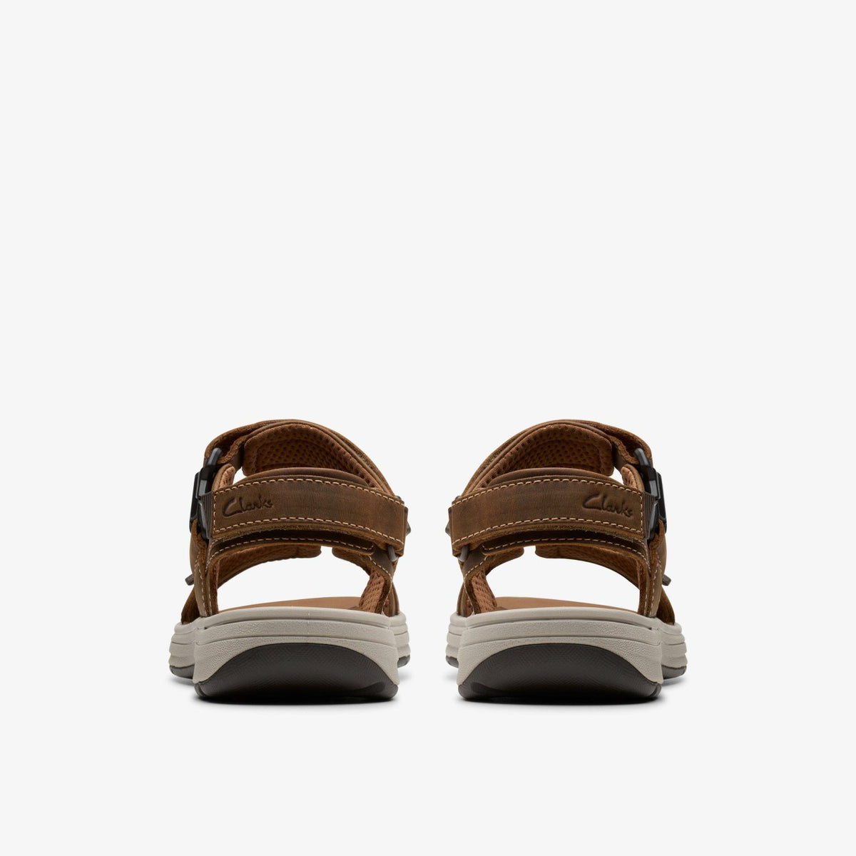 Clarks Men Saltway Edge Light Tan Leather