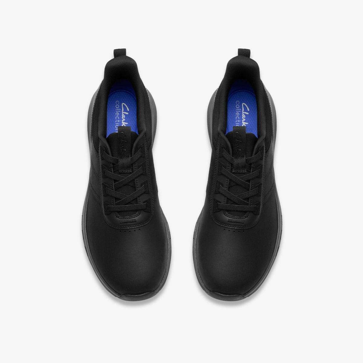 Clarks Men Motion Trek LX Black Leather