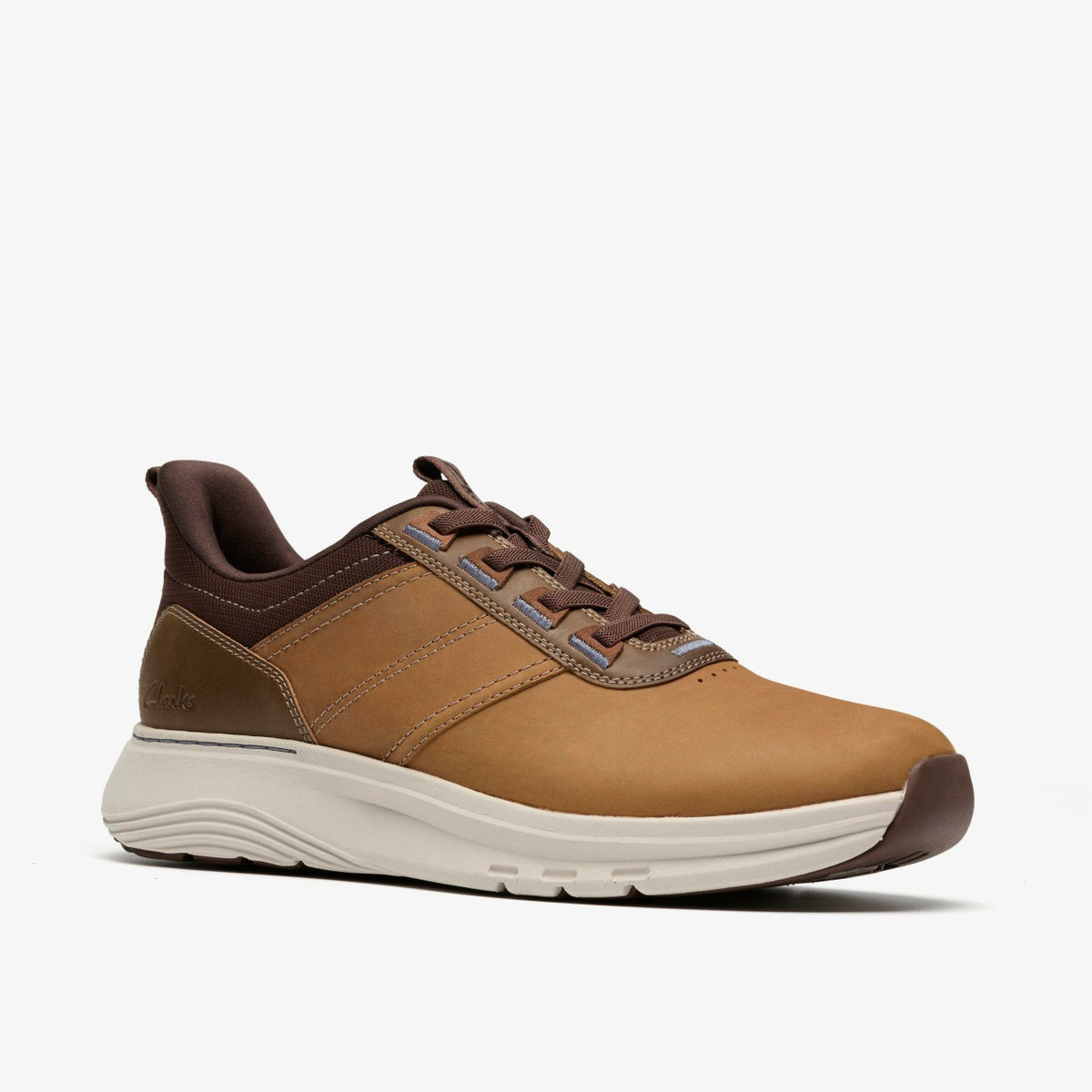 Clarks Men Motion Trek LX Dark Tan Leather