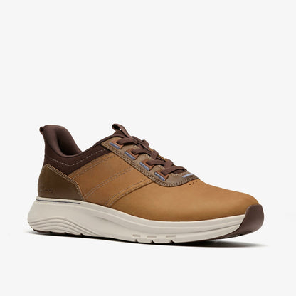 Clarks Men Motion Trek LX Dark Tan Leather