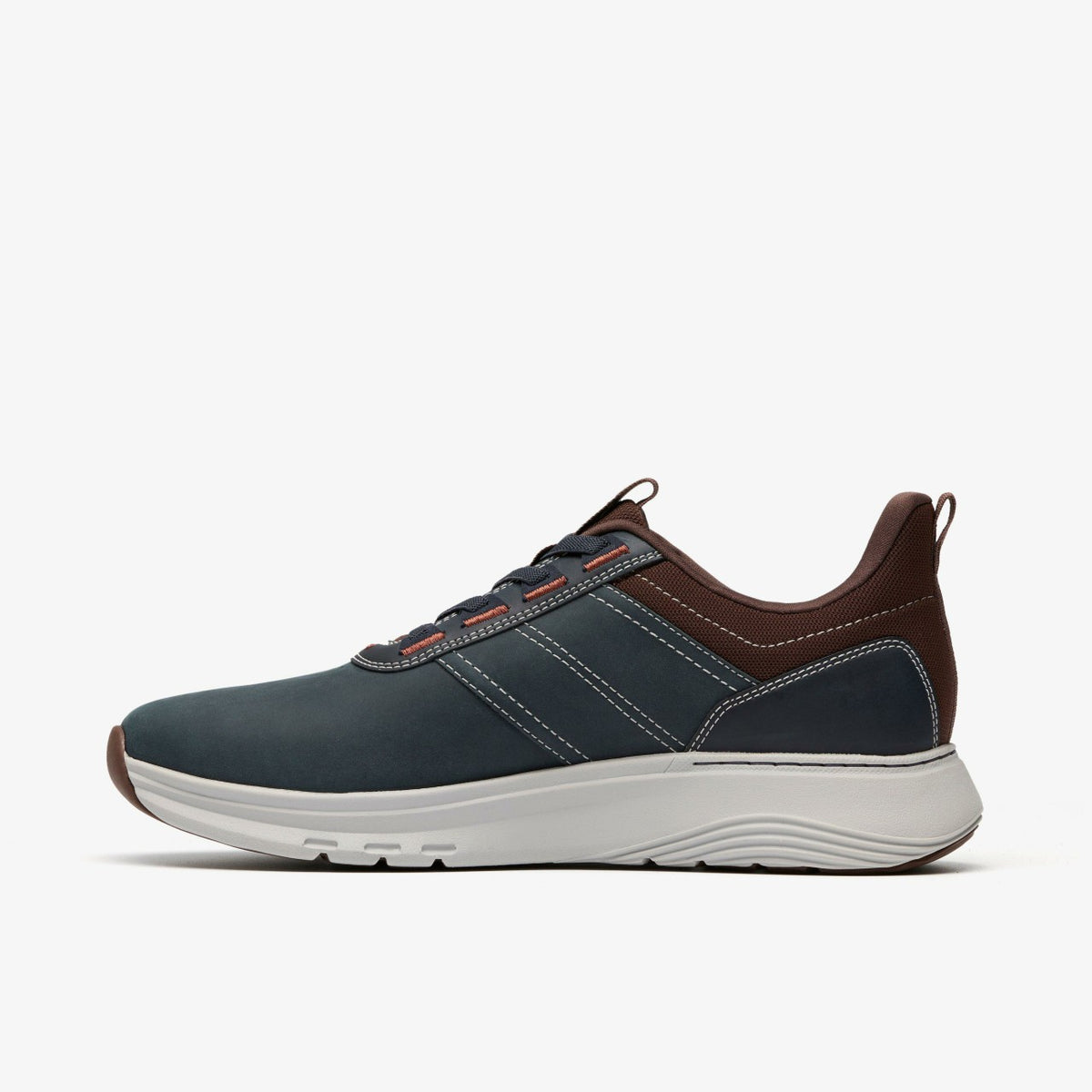 Clarks Men Motion Trek LX Navy Leather