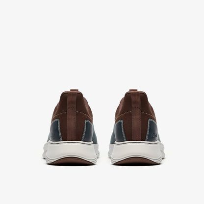 Clarks Men Motion Trek LX Navy Leather