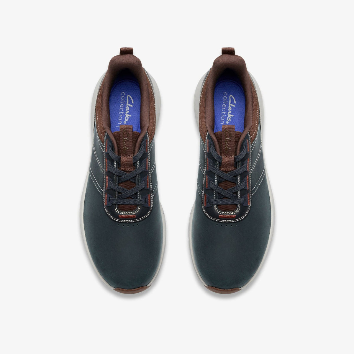 Clarks Men Motion Trek LX Navy Leather