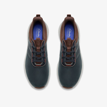 Clarks Men Motion Trek LX Navy Leather