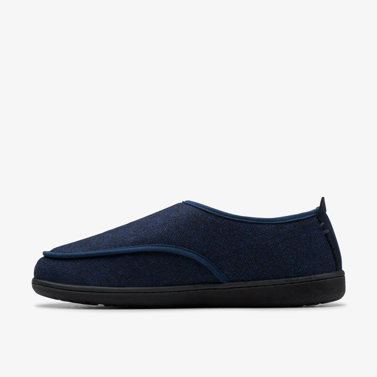 Clarks Men King Riptape Slipper Navy Interest