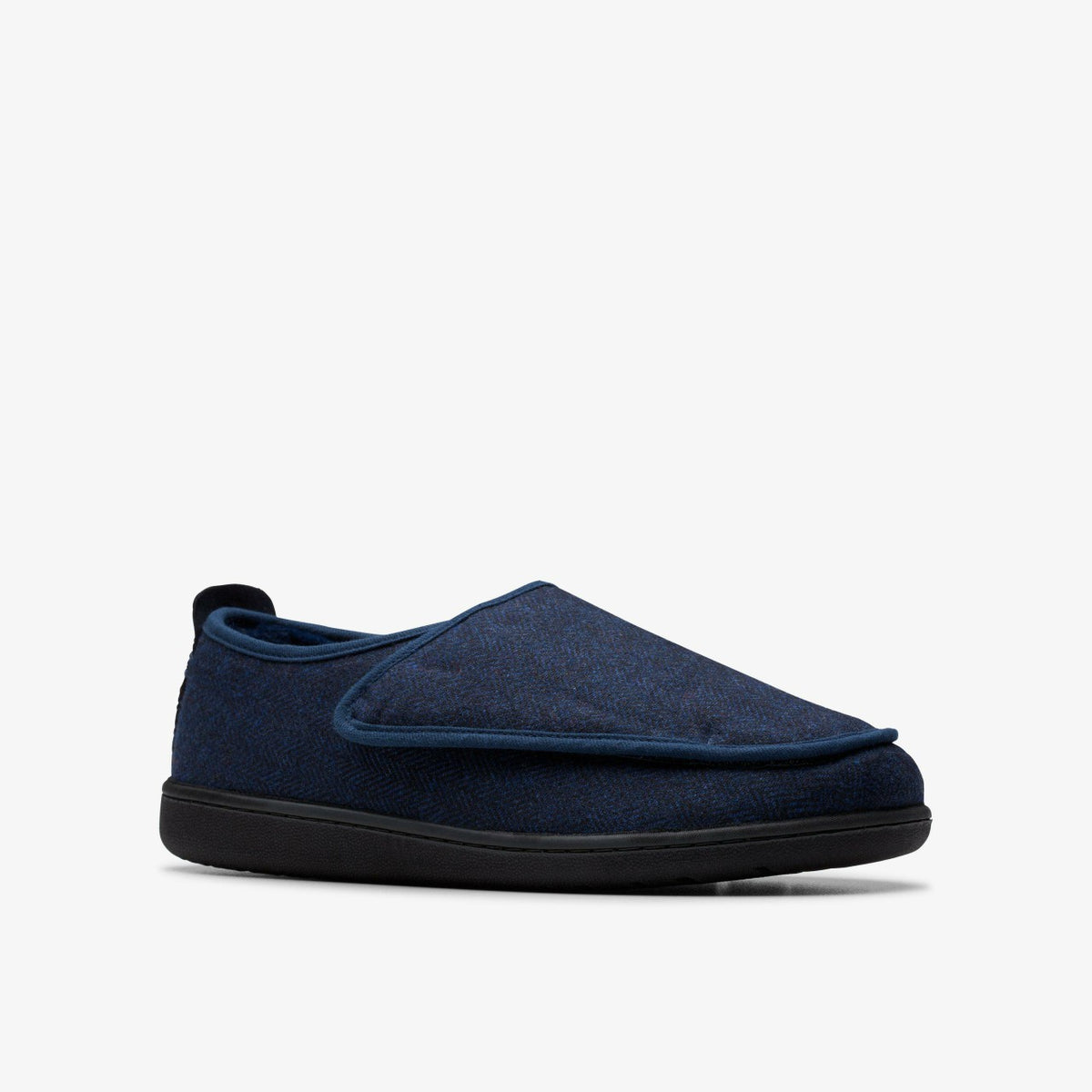 Clarks Men King Riptape Slipper Navy Interest