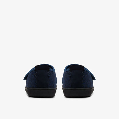 Clarks Men King Riptape Slipper Navy Interest