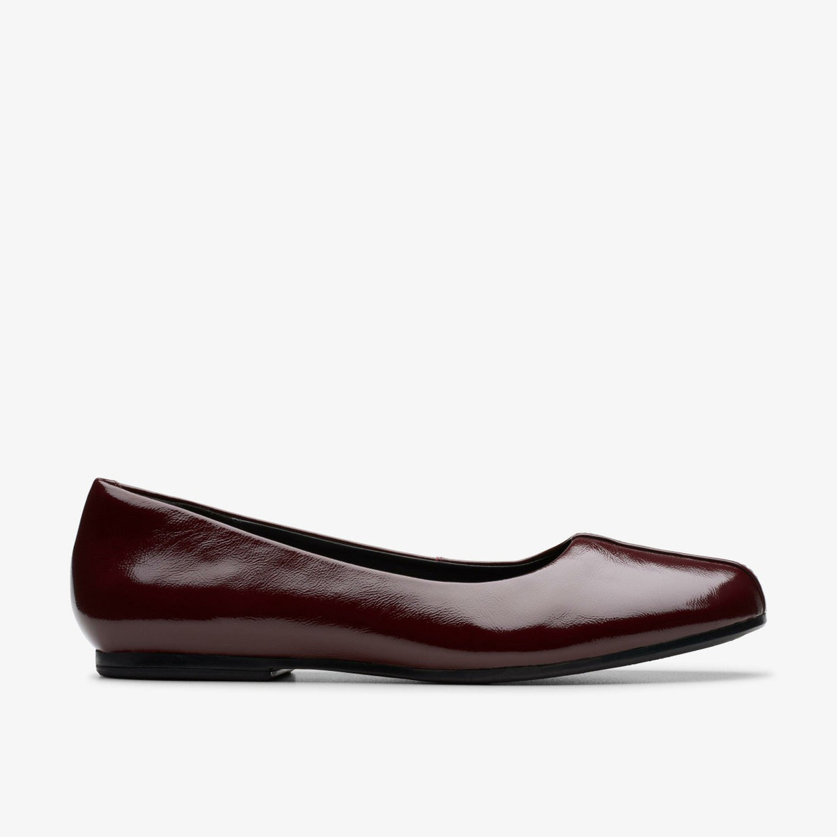 Clarks Women Livia Lily Burgundy Patent