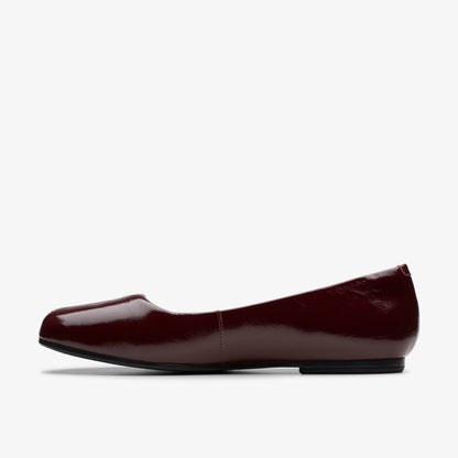Clarks Women Livia Lily Burgundy Patent