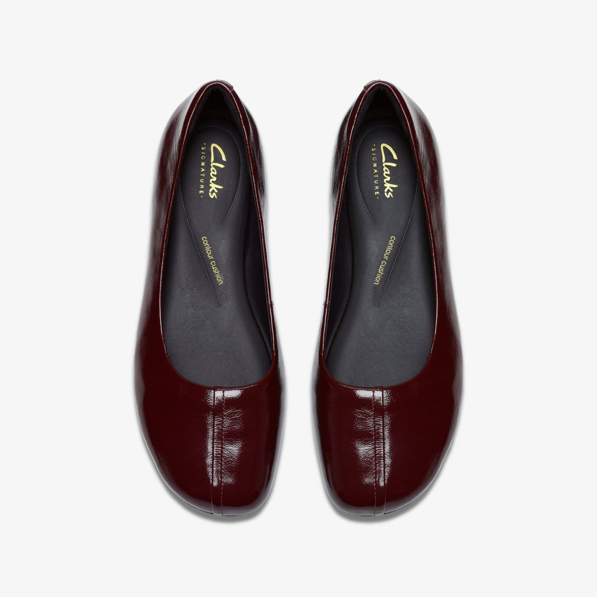 Clarks Women Livia Lily Burgundy Patent
