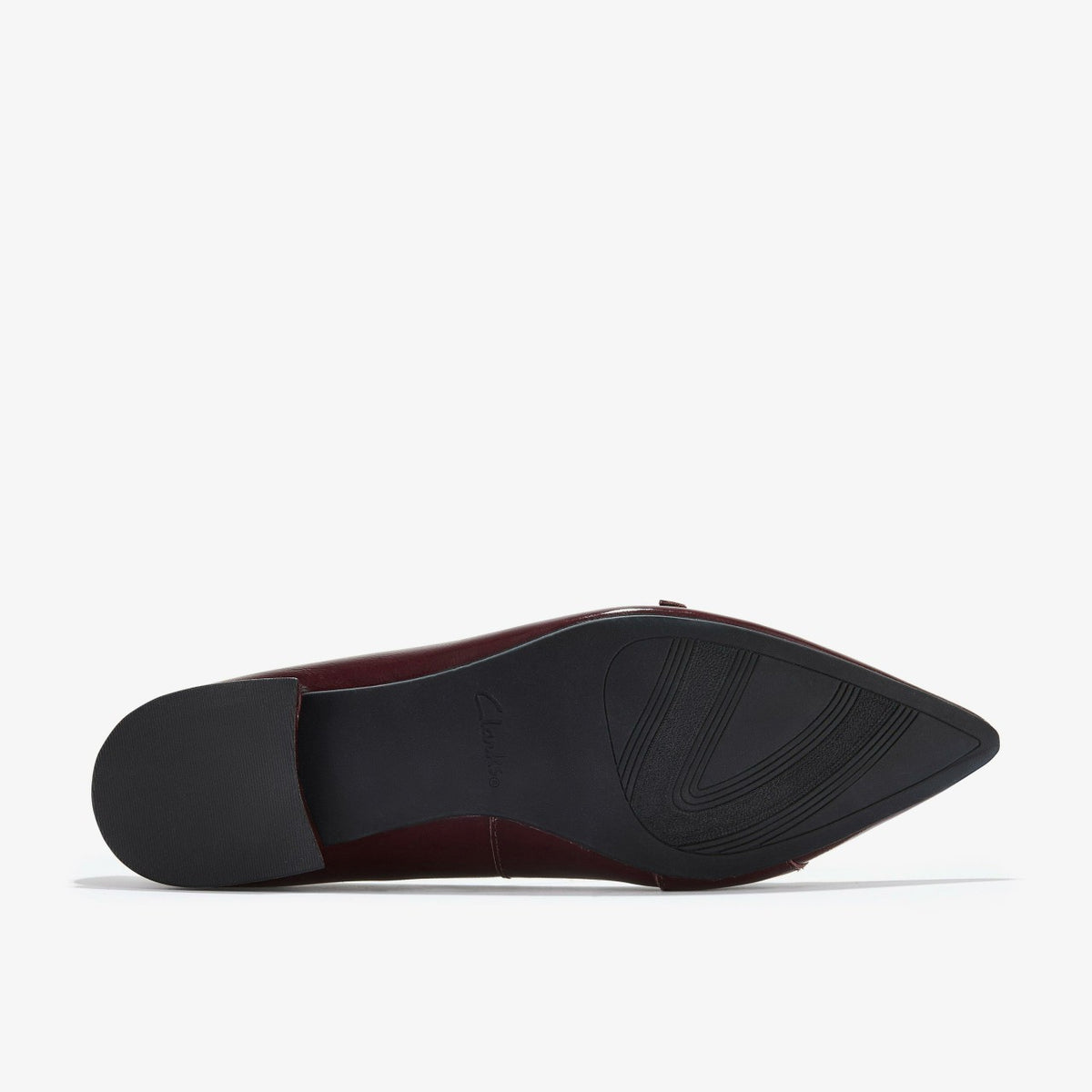 Clarks Women Sensa 15 Strap Burgundy Patent