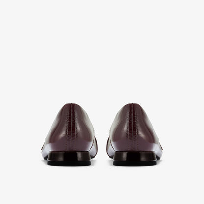 Clarks Women Sensa 15 Strap Burgundy Patent