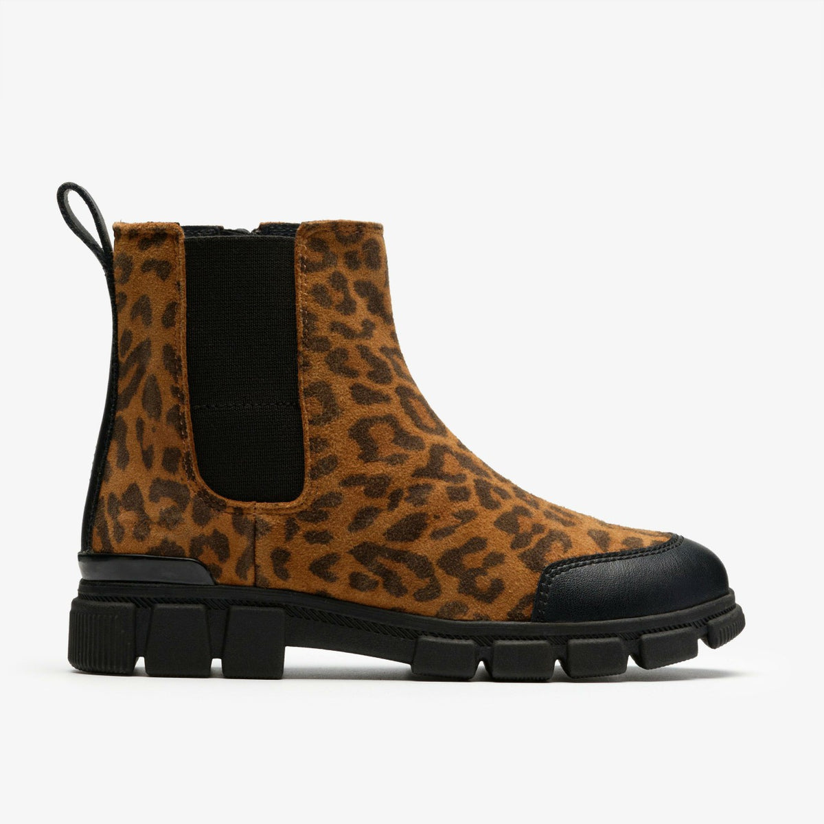 Clarks Kids Evyn Chelsea Kid Leopard Print