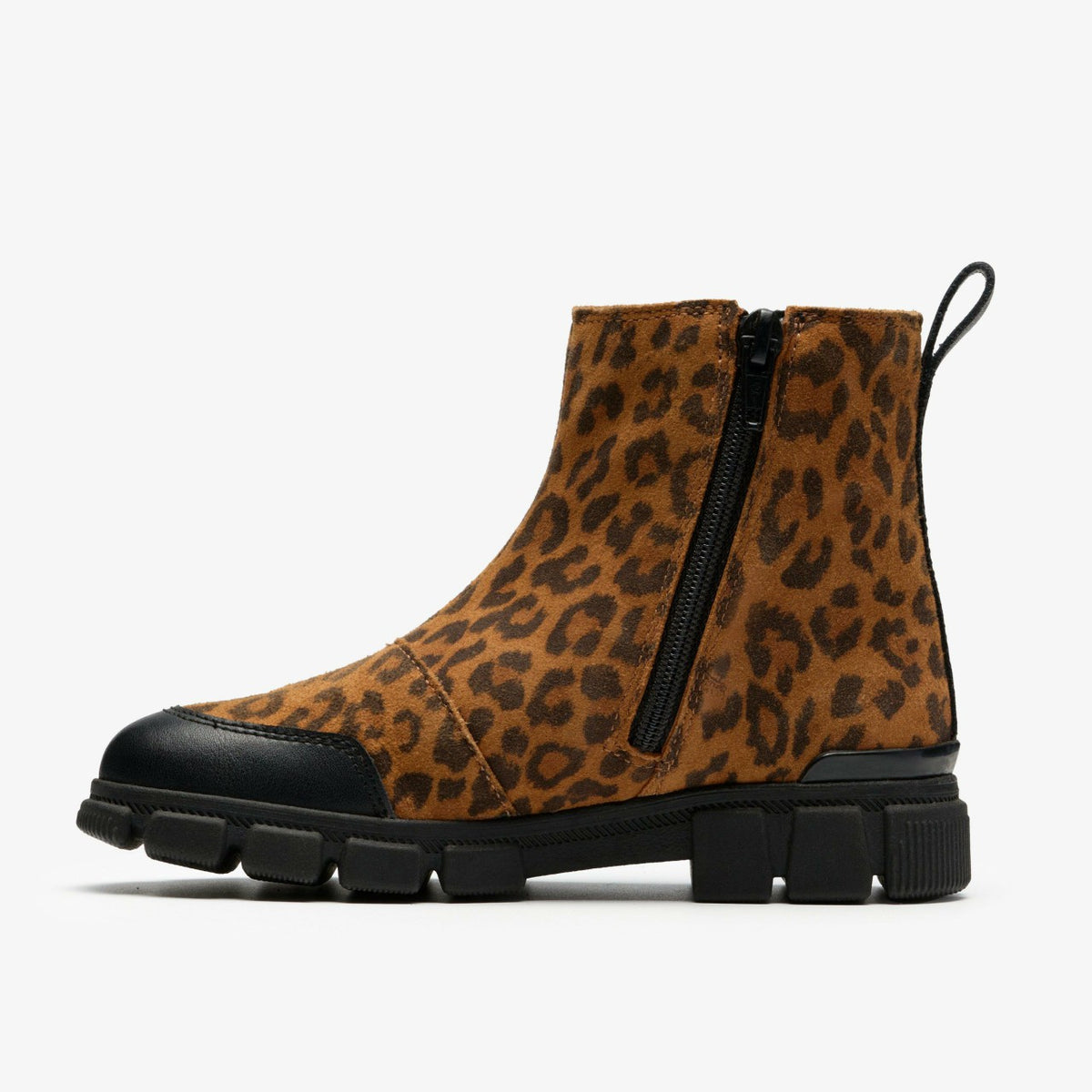 Clarks Kids Evyn Chelsea Kid Leopard Print