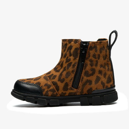 Clarks Kids Evyn Chelsea Toddler Leopard Print