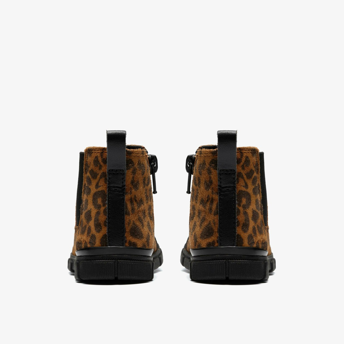 Clarks Kids Evyn Chelsea Toddler Leopard Print