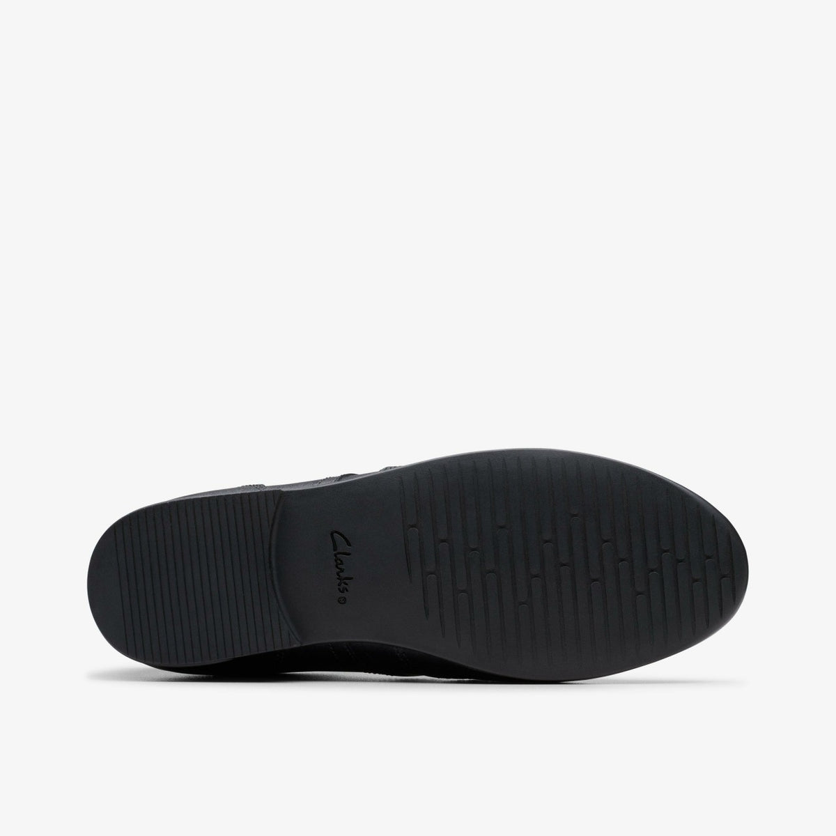 Clarks Kids Finja Wing Youth Black Leather