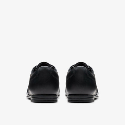 Clarks Kids Finja Wing Youth Black Leather