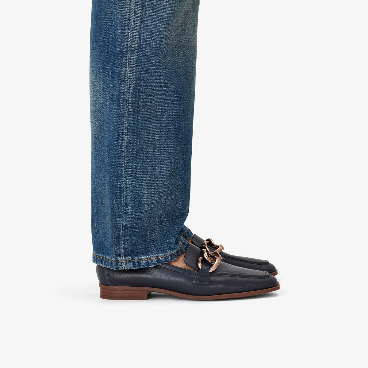 Clarks Women Sarafyna Iris Navy Leather