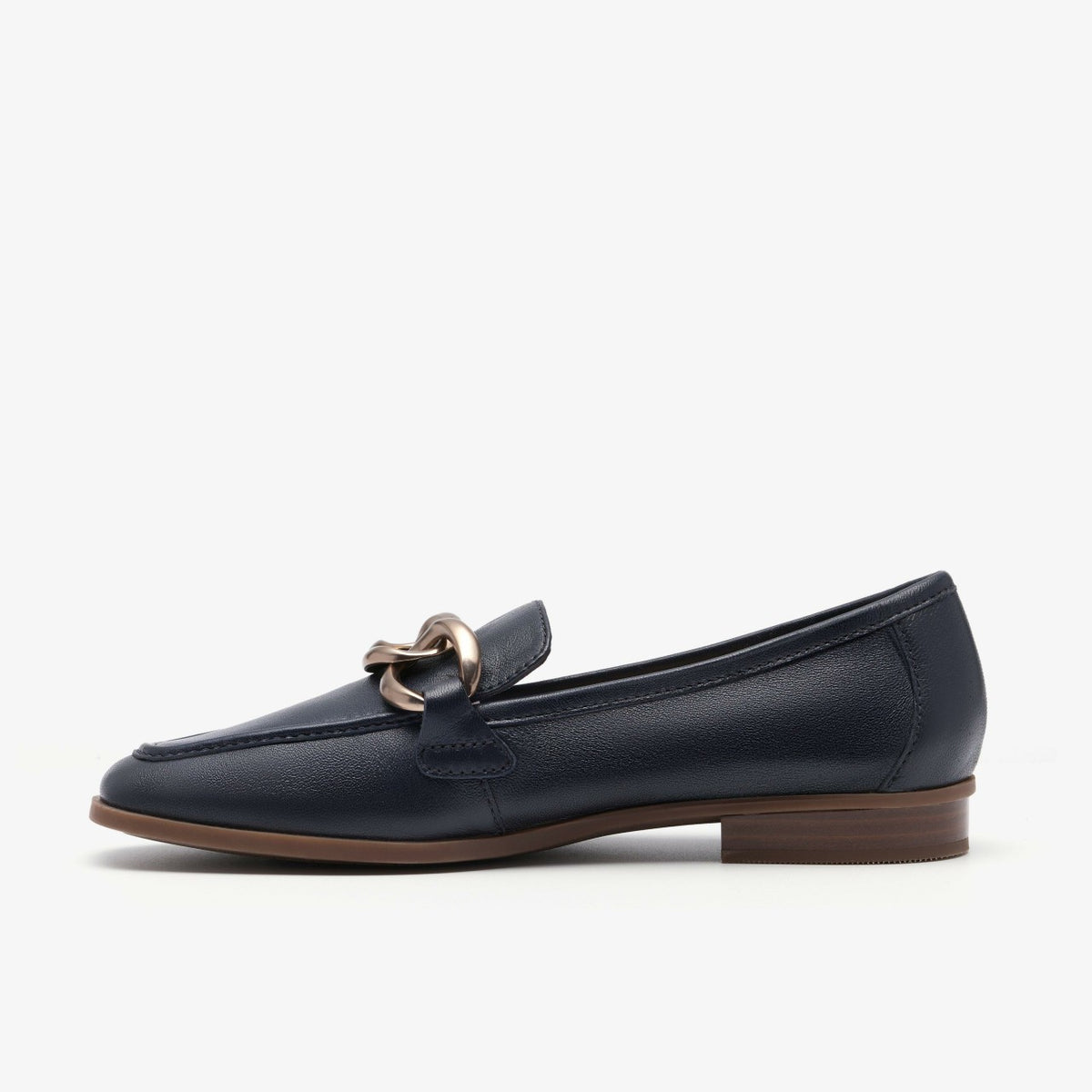 Clarks Women Sarafyna Iris Navy Leather