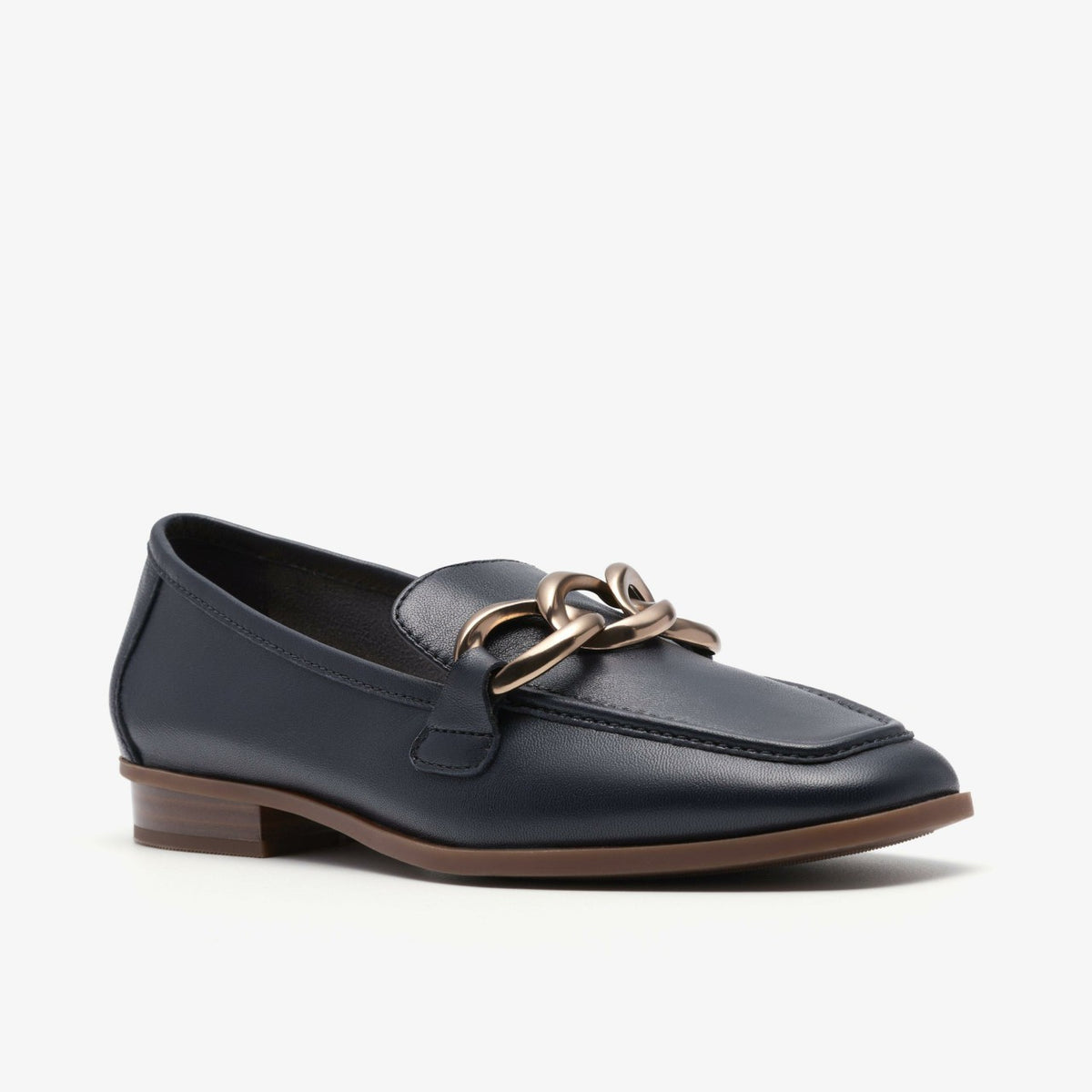 Clarks Women Sarafyna Iris Navy Leather