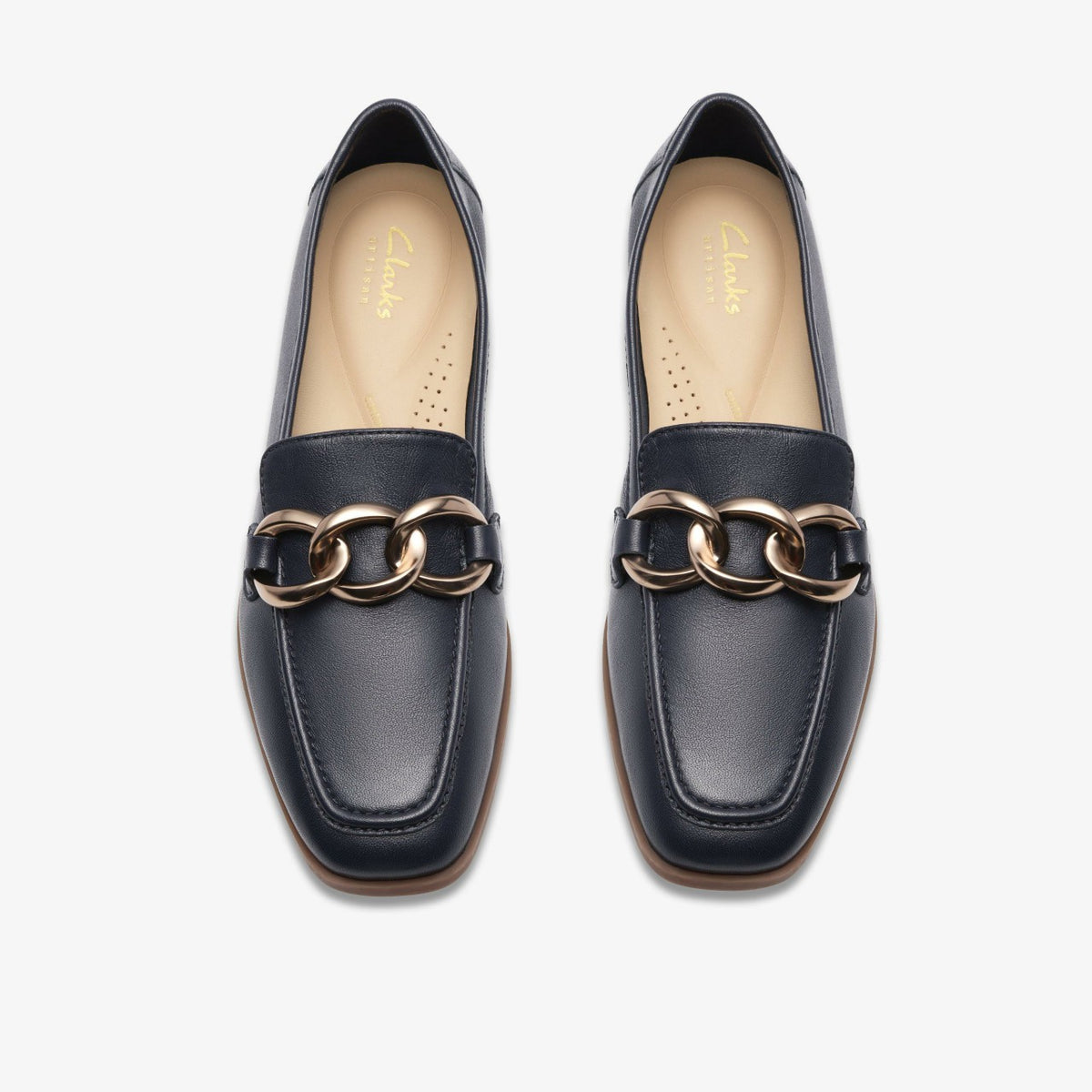 Clarks Women Sarafyna Iris Navy Leather