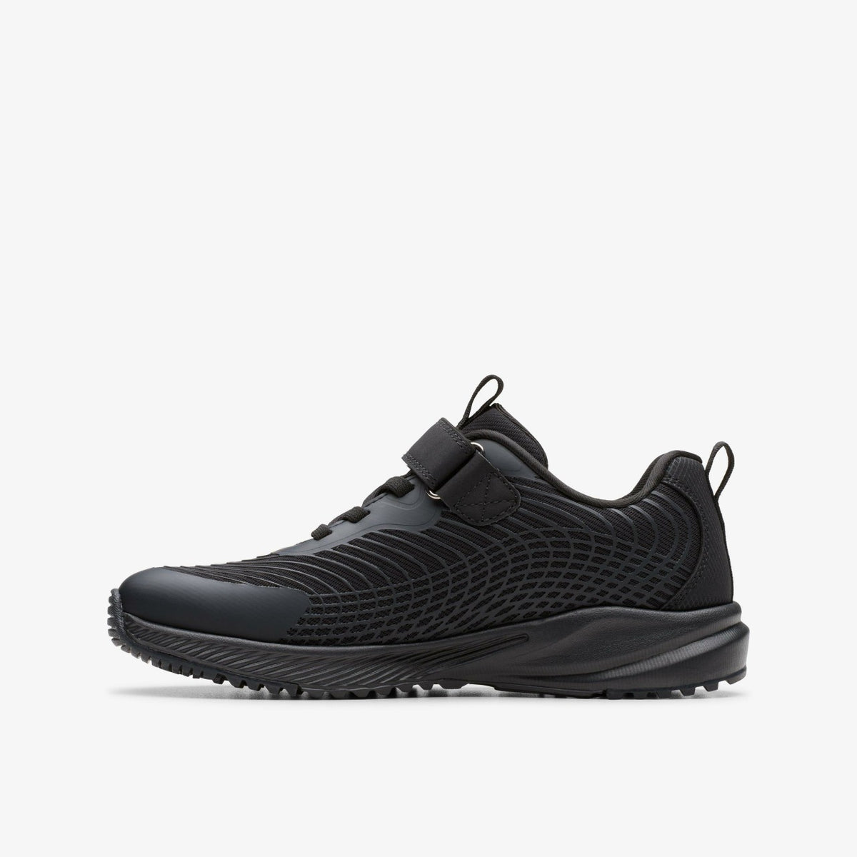 Clarks Kids Deyes Dash Kid Black/Black