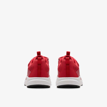 Clarks Kids Deyes Dash Kid Red Synthetic