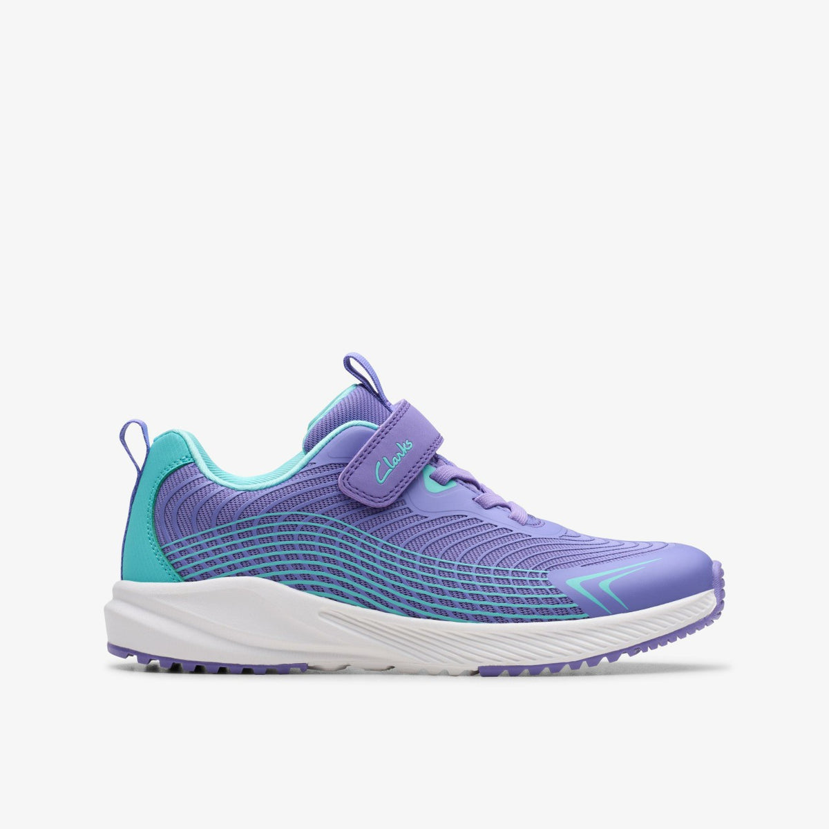 Clarks Kids Deyes Dash Kids Purple Synthetic