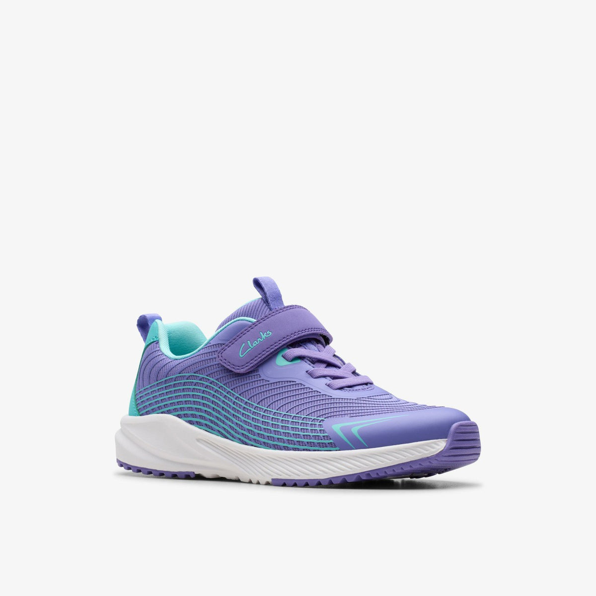 Clarks Kids Deyes Dash Kids Purple Synthetic
