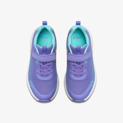 Clarks Kids Deyes Dash Kids Purple Synthetic