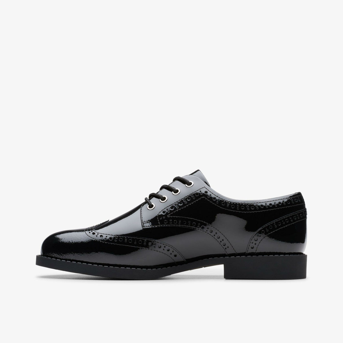 Clarks Kids Tapa Pure Youth Black Patent