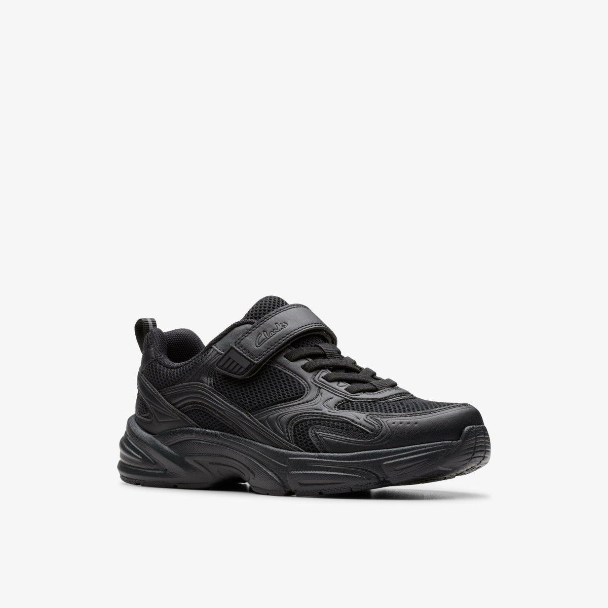 Clarks Kids Crafton Move Kid Black
