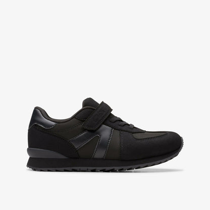 Clarks Kids Jaspen Vibe Kid Black/Black