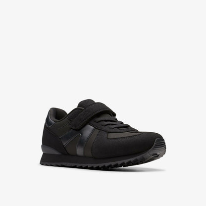 Clarks Kids Jaspen Vibe Kid Black/Black