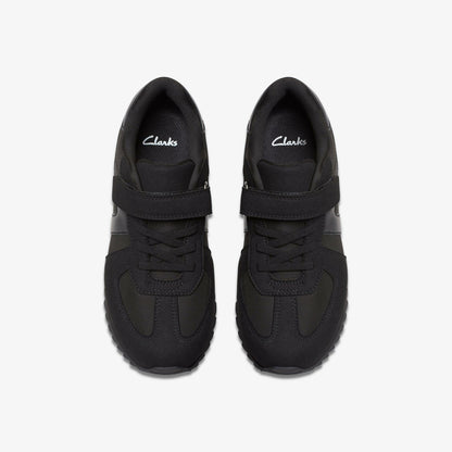 Clarks Kids Jaspen Vibe Kid Black/Black
