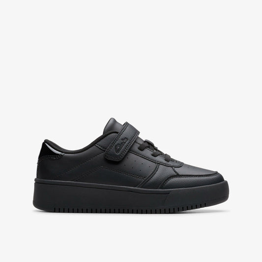 Clarks Kids Barley Step Kid Black