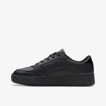 Clarks Kids Barley Step Youth Black