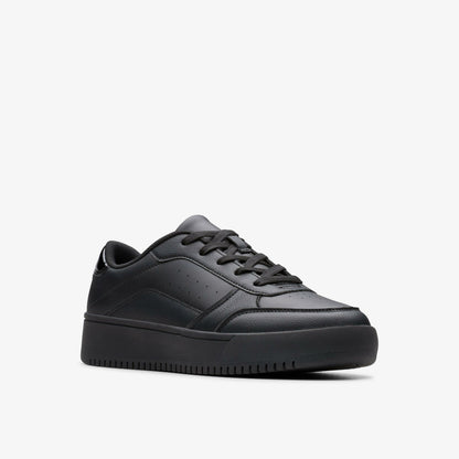 Clarks Kids Barley Step Youth Black