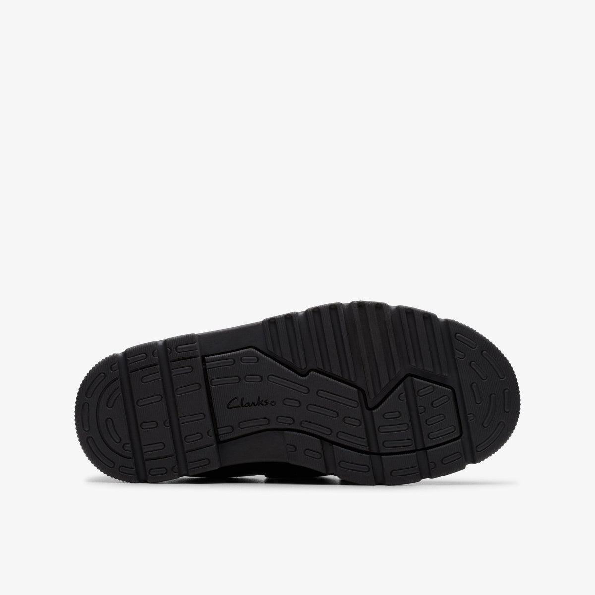 Clarks Kids Lorcam Bow Kid Black Leather