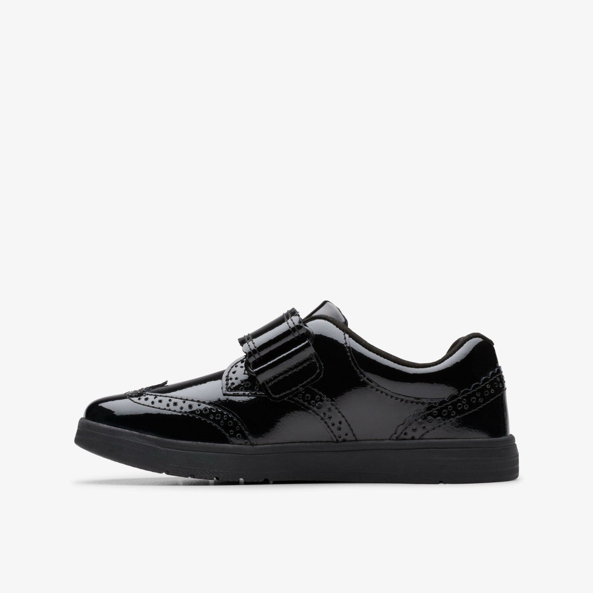 Clarks Kids Disco Skip Kid Black Patent