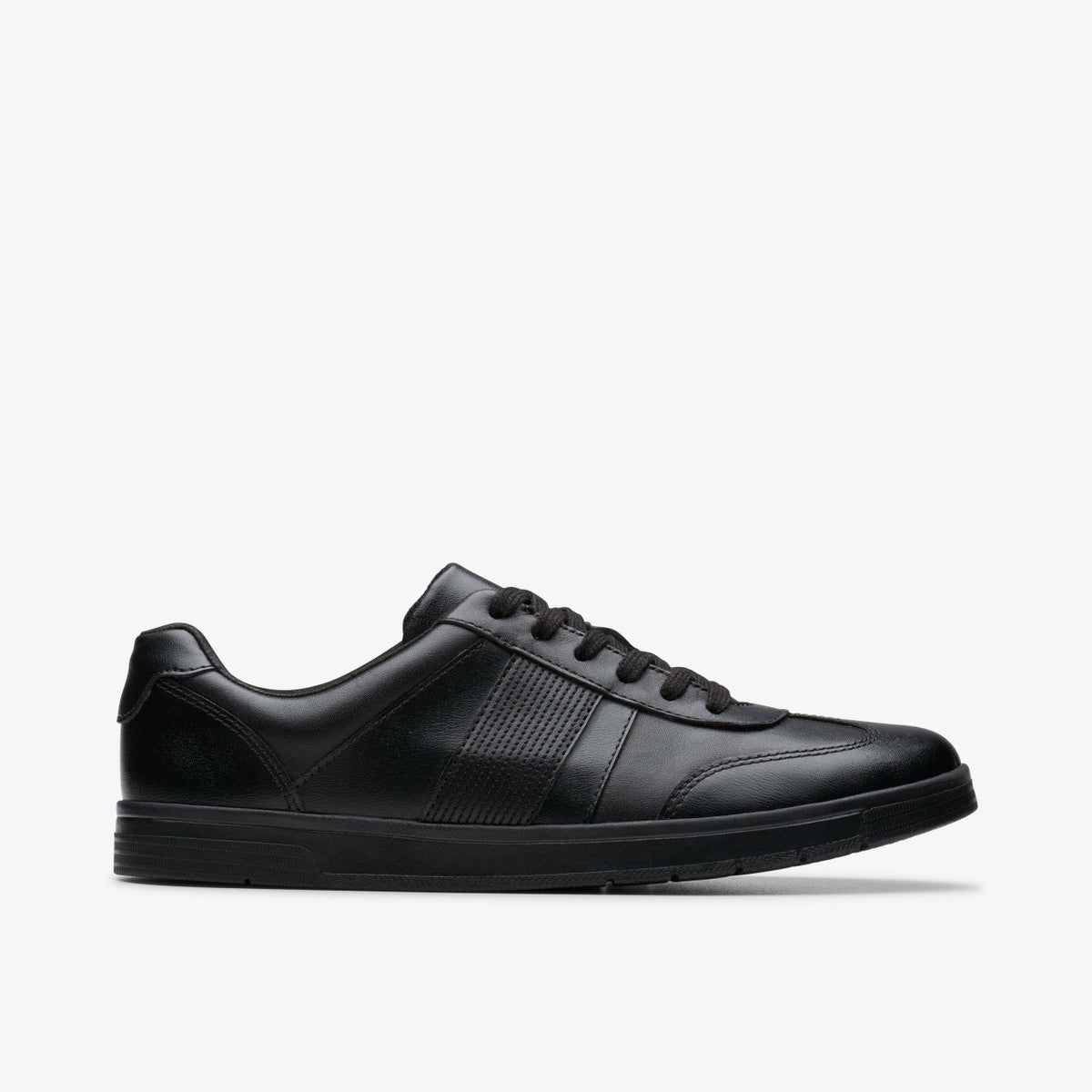 Clarks Kids Disco Pace Youth Black Leather