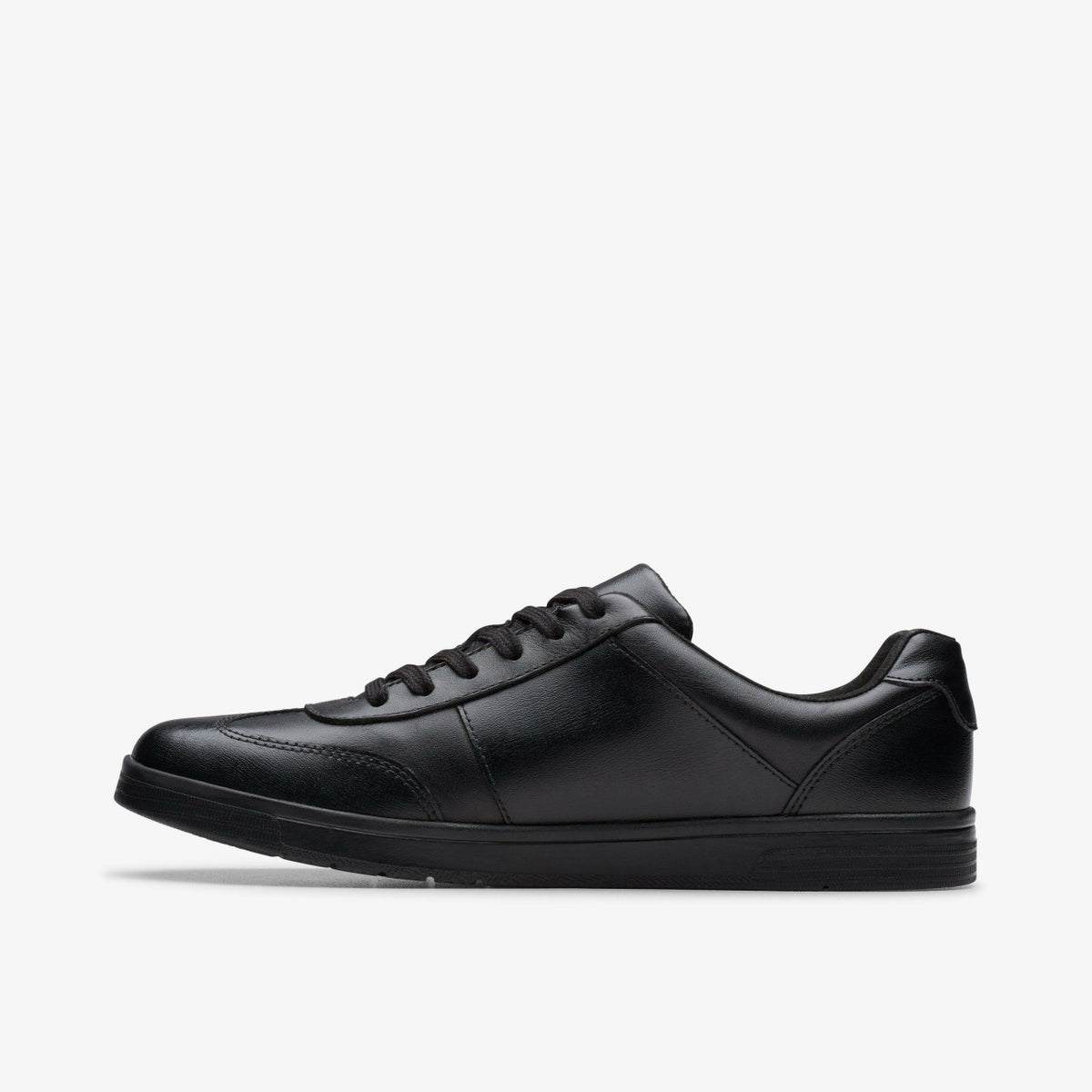 Clarks Kids Disco Pace Youth Black Leather