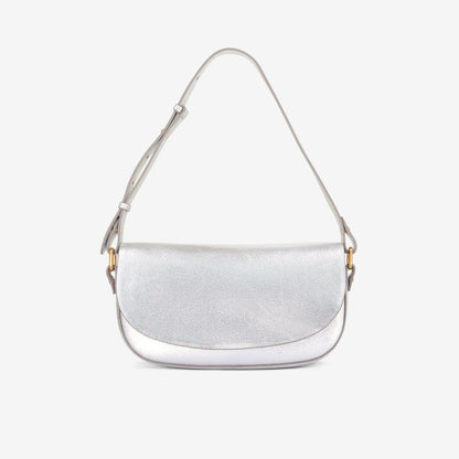Clarks Women Baguette Dress Silver Leather