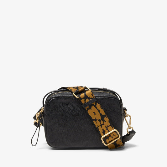 Clarks Women Camera Cross Black Leather