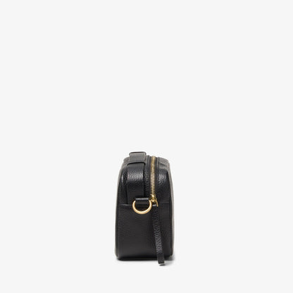 Clarks Women Camera Cross Black Leather